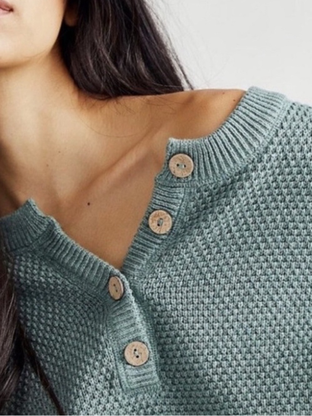 Free People Beach Hailee Sweater in Cedar Fog Size XS